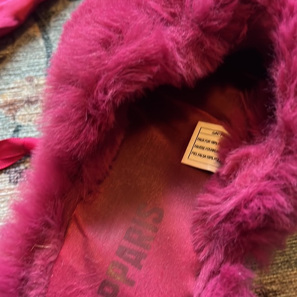 Apparis Biba Slippers, 10, Raspberry - Picture 4 of 11